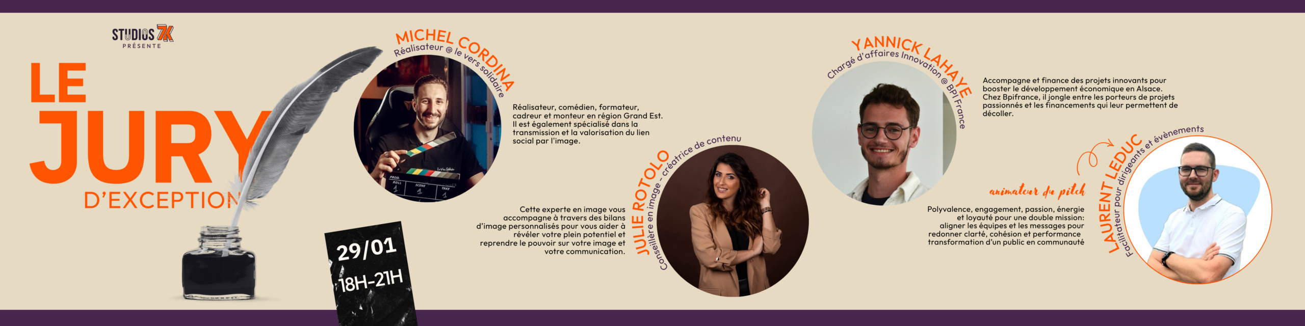 Jury du concours de Pitch